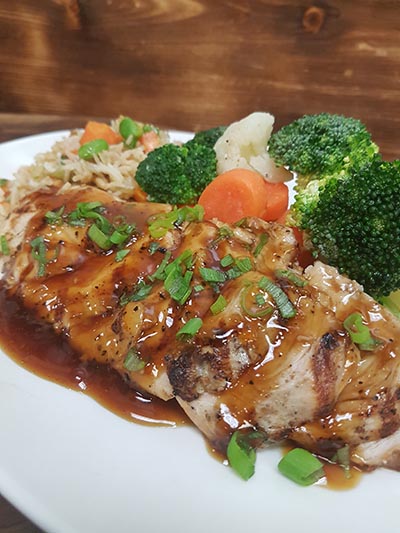 Rose's Chicken Teriyaki with Fried Rice