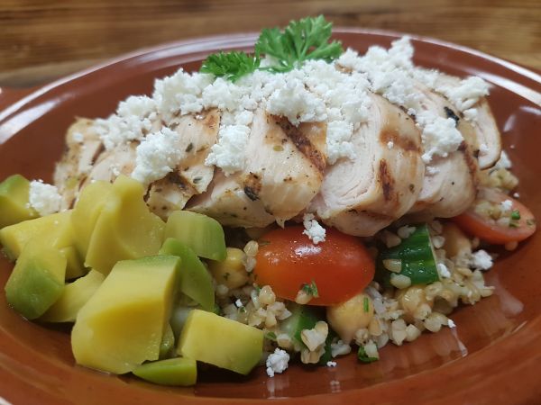 Taboulah Salad with Chicken